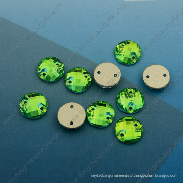 Peridot Round Stones Garment Acessórios (DZ-3043)